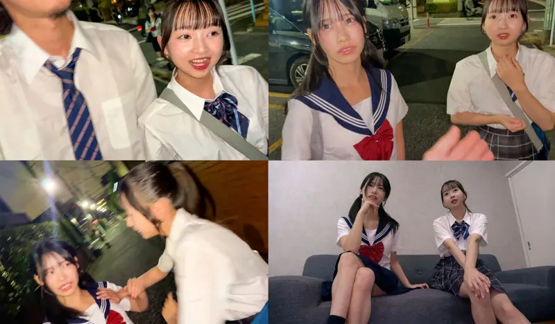 電影シロウト-街角スナップ-｜ひまり＆つぼみ｜mach024